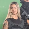 Tatiana Marset Alba esposada durante la presentación policial.