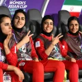 Jugadoras de la selección iraní de fútbol.