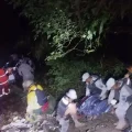 Equipos de Emergencia rescatan a una persona del río Bermejo