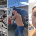 Capturas del video publicado por el vicepresidente Edmand Lara.