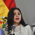 La vocera presidencial, Carla Faval.