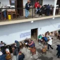 Un recinto electoral en la ciudad de Sucre.