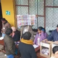 Votación en la escuela 24 de Junio, zona Pampahasi, La Paz.