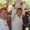 El presidente emitió su voto en Tarija.