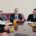 Reunión de la comisión especial de investigación de Diputados y el presidente de YPFB, Yussef Akly.