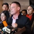 La bancada de la Alianza Libre en conferencia de prensa.