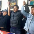Dirigencia del transporte de La Paz y El Alto.
