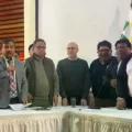 Reunión de los ministros y los dirigentes del transporte.
