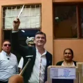 El presidente Rodrigo Paz votó en la ciudad de Tarija.