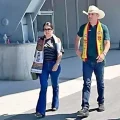 El vicepresidente Edmand Lara y su esposa, la diputada Diana Romero, en México.
