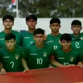 Foto de la selección boliviana sub-17.