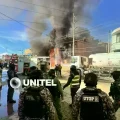 Incendio en ferreterías de Villa Armonía, Sucre.