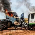 Vehículos quemados