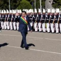 El presidente de Bolivia, Rodrigo Paz, en un acto en el Colegio Militar.