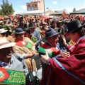 El acto de entrega de equipos en la ciudad de El Alto.