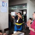 Votación electoral en Santa Cruz