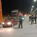 El despliegue policial en Sucre.