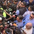 Rodrigo Paz en contacto con periodistas en Tarija.