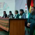 Inauguración de las Jornadas Culturales Plurinacionales en Sucre.