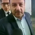 Medinaceli evitó responder a un periodista.