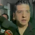 El capitán Cristhian Rodríguez antes de ingresar a su audiencia cautelar