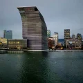 Panorámica de Oslo con el Museo Munch en el centro, fotografiada en Oslo (Noruega) el jueves, ocho de diciembre de 2022.