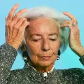 La presidenta del Banco Central Europeo, Christine Lagarde, se dirige a los medios durante una rueda de prensa en Fráncfort,