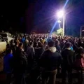 El bloqueo en Caranavi, La Paz.