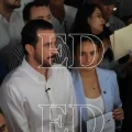 El martes 21 de abril, JP Velasco y Paola Aguirre llegaron hasta la Gobernación para iniciar con el proceso de transición de