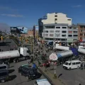 Bloqueo en El Alto. Foto: APG