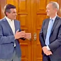 Rodrigo Paz y Jordan Schwartz en un video publicado por el Presidente.