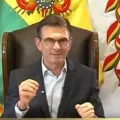 El presidente Rodrigo Paz en su mensaje de la noche de este jueves.