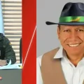 David Gómez, comandante departamental de la Policía en Santa Cruz, informa sobre el asesinato del magistrado Víctor Hugo Clau