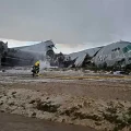 Avión Hércules en El Alto.