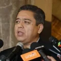 José Luis Gálvez en conferencia de prensa.