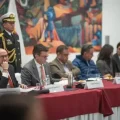 Parte del gabinete ministerial de Rodrigo Paz.