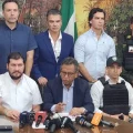 Autoridades políticas, judiciales y de seguridad participaron en la reunión de este sábado