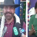 El embajador de la República Islámica de Irán, Bahram Shahabeddin y Evo Morales.