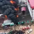 El incendio en la ciudad de Cobija. Captura de video