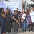 Familiares, amigos y vecinos protestaron tras la determinación de la Justicia