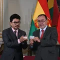 Conferencia de prensa de autoridades bolivianas y chilenas