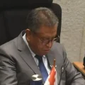 El ministro Oviedo en su interpelación en la Asamblea Legislativa.