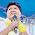 El expresidente Evo Morales durante un acto en el Trópico.
