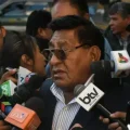 El dirigente de la Confederación de Choferes, Lucio Gómez