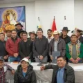 Dirigentes campesinos logran acuerdo con el Gobierno. Foto: Presidencia Sucre/CORREO DEL SUR DIGITAL
