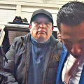 Juan Carlos Huarachi, tras ser detenido por la Policía.
