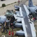 Así quedó el avión accidentado. Foto de archivo: APG