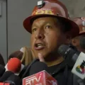 El máximo dirigente de la COB, Mario Argollo.