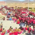Una de las rutas en La Paz.