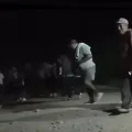 Captura de video del enfrentamiento